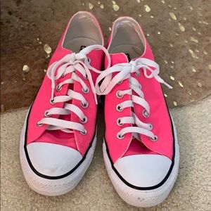 Hot pink converse
